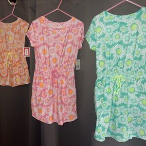 Matching Sisters Daisy Dresses 12M 4 5/6 Spring Easter Cousins NWT